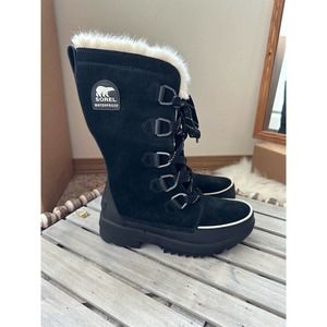 Sorel Tivoli IV Tall Black Winter Snow Boots NWT